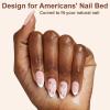 imagePolychromeampampair Press On Nails Amethyst Violet  Medium Coffin Metallic Purple Press On Nails  15 Sizes Sparkly Glossy Opaque False Nails  Reusable Fake Nails with Glue On Nails Kit  Salon QualityDewy Rose