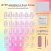 imagePolychromeampampair Press On Nails Amethyst Violet  Medium Coffin Metallic Purple Press On Nails  15 Sizes Sparkly Glossy Opaque False Nails  Reusable Fake Nails with Glue On Nails Kit  Salon QualityCandy Wrappers