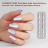 imagePolychromeampampair Press On Nails Amethyst Violet  Medium Coffin Metallic Purple Press On Nails  15 Sizes Sparkly Glossy Opaque False Nails  Reusable Fake Nails with Glue On Nails Kit  Salon QualityMoonlight