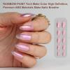 imagePolychromeampampair Press On Nails Amethyst Violet  Medium Coffin Metallic Purple Press On Nails  15 Sizes Sparkly Glossy Opaque False Nails  Reusable Fake Nails with Glue On Nails Kit  Salon QualityCandy Wrappers