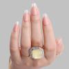 imagePolychromeampampair Press On Nails Athena  Medium Coffin Chrome Gold Foil French Tips Press On Nails  15 Sizes Glossy Sparkly False Nails  Reusable Fake Nails with Glue On Nails Kit  Salon QualityHolo Rose