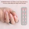 imagePolychromeampampair Press On Nails Athena  Medium Coffin Chrome Gold Foil French Tips Press On Nails  15 Sizes Glossy Sparkly False Nails  Reusable Fake Nails with Glue On Nails Kit  Salon QualityEnchanted Reverie