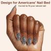imagePolychromeampampair Press On Nails Galaxy  Short Almond Sparkly Black Press On Nails  15 Sizes Metallic Shimmer SemiTransparent False Nails  Reusable Fake Nails with Glue On Nails Kit  Salon QualityGalaxy