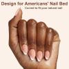 imagePolychromeampampair Press On Nails Galaxy  Short Almond Sparkly Black Press On Nails  15 Sizes Metallic Shimmer SemiTransparent False Nails  Reusable Fake Nails with Glue On Nails Kit  Salon QualityMocha Bliss