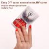 imagePolychromeampampair Press On Nails Strawberry Meringue  Short Squoval Solid Light Pink Press On Nails  15 Sizes 30 Opaque Soft Gel False Nails  Reusable Fake Nail with Glue On Nails Kit  Salon QualityGrapefruit Tango